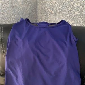 Royal blue black mesh side inserts- Karlie Tunic